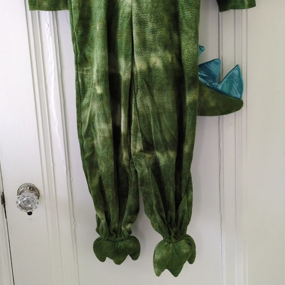 Pottery Barn Kids Green Dinosaur Costume - Picture 6 of 9